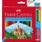 KREDKI OŁÓWKOWE FABER CASTELL 24 + 3KOL+TEMPERÓWKA