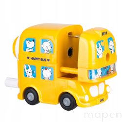 TEMPERÓWKA RĘCZNA NA KORBKĘ DLA DZIECI DELI CARS ŻÓŁTA