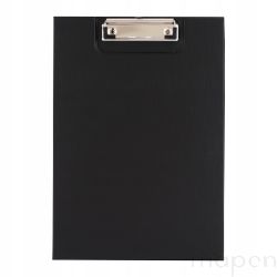 Clipboard teczka PVC A4 czarny podkład z klipem