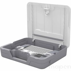 2 w 1 Walizka / podstawa na laptop Breyta™ - biała