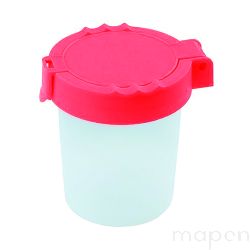 Kubeczek kubek niekapek na wodę, do malowania z blokadą wylania 150ml mix