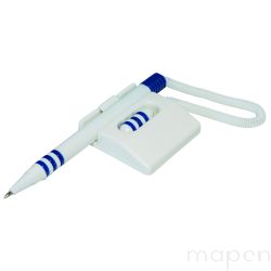 Długopis na sprężynce OFFICE PRODUCTS, lężący, samoprzylepny, niebieski