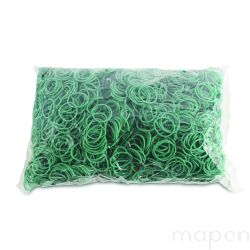 Gumki recepturki OFFICE PRODUCTS, średnica 25mm, 1,5x1,5mm, 60% kauczuku, 1000g, zgrzewka, zielone