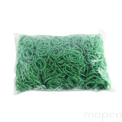 Gumki recepturki OFFICE PRODUCTS, średnica 30mm, 1,5x1,5mm, 60% kauczuku, 1000g, zgrzewka, zielone