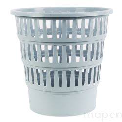 Kosz na śmieci OFFICE PRODUCTS, ażurowy, 16l, szary