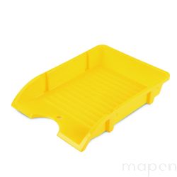 Szufladka na biurko DONAU, niełamliwa, PP, A4, żółty