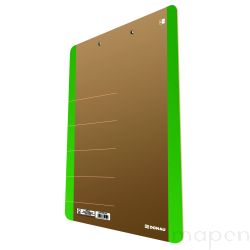 Clipboard, podkład, deska z klipem , DONAU, A4, zielony