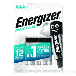 Bateria ENERGIZER Max Plus, AAA, LR03, 1,5V, 4szt.