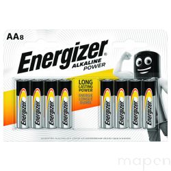 Bateria ENERGIZER Alkaline Power, AA, LR6, 1,5V, 8szt.