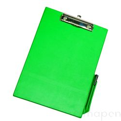 Clipboard Q-CONNECT deska, z klipsem, PVC, A4 zielony