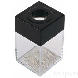 Pojemnik magn na spinacze mały czarny