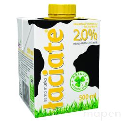 Mleko ŁACIATE, 2%, 0,5 l