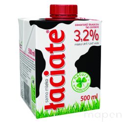 Mleko ŁACIATE 3,2%, 0,5 l