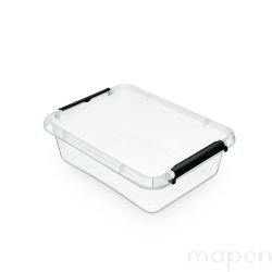 Pojemnik do przechowywania MOXOM Simple box, 8,5l, transparentny