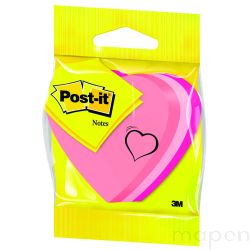 Kostka samoprzylepna POST-IT? (2007H), 1x225 kart., w kształcie serduszka