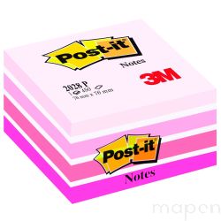 Kostka samoprzylepna POST-IT? (2028-P), 76x76mm, 1x450 kart., różowa