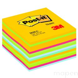 Kostka samoprzylepna POST-IT? (2030-U), 76x76mm, 1x450 kart., kolorowa