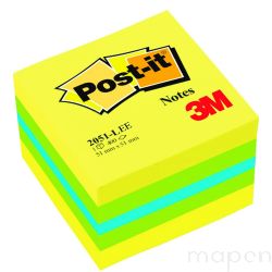 Mini Kostka samoprzylepna POST-IT? (2051L), 51x51mm, 1x400 kart., cytrynowa