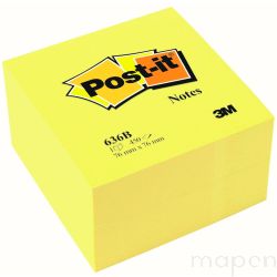 Kostka samoprzylepna POST-IT? (636B), 76x76mm, 1x450 kart., żółta