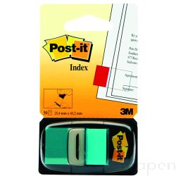 Zakładki indeksujące POST-IT? (680-23), PP, 25,4x43,2mm, 50 kart.,  jaskrawoniebieskie