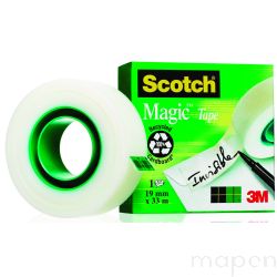 Taśma biurowa SCOTCH Magic (810), matowa, 19mm, 33m