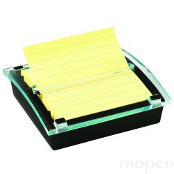 Podajnik do bloczków samoprzylepnych POST-IT Millenium XL Z-Notes (DS440-SSCYL), czarny, 1 bloczek GRATIS