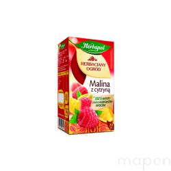 Herbata HERBAPOL Herbaciany Ogród, 20 torebek, malina z cytryną