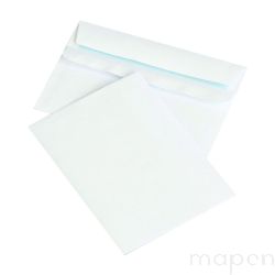 Koperty samoklejące OFFICE PRODUCTS, SK, C6, 114x162mm, 75gsm, 10szt., białe