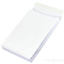 Koperty RBD z taśmą silikonową OFFICE PRODUCTS, HK, C4, 229x324x38mm, 130gsm, 250szt., białe