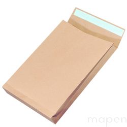 Koperty RBD z taśmą silikonową OFFICE PRODUCTS, HK, C4, 229x324x38mm, 150gsm, 250szt., brązowe