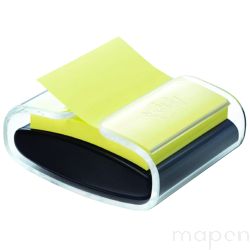 Podajnik do bloczków samoprzylepnych POST-IT? Pro (PRO-B-1SSCY-R330), czarny, w zestawie 1 bloczek Super Sticky Z-Notes