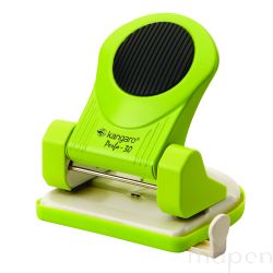 Dziurkacz KANGARO Perfo 30, dziurkuje do 30 kartek, zielony
