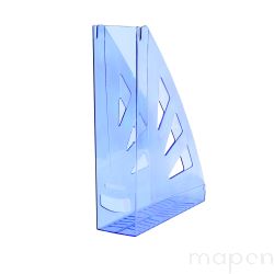 Pojemnik na dokumenty OFFICE PRODUCTS, aľurowy, A4/70mm, transparentny niebieski