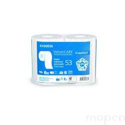 Papier toaletowy celulozowy VELVET Comfort, 2-warstwowy, 486 listków, 4szt., biały