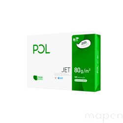 Papier ksero biurowy POL JET, A4, klasa A, 166cie, 80gsm, 500ark.