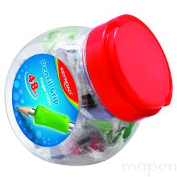 Uchwyt ergonomiczny KEYROAD Pencil Grip, 1 szt., zawieszka, mix kolorów