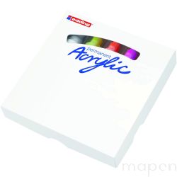 Marker akrylowy szeroki e-5000 EDDING, 5-10mm, 5 szt., mix kolorów neon