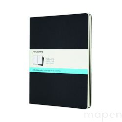 Zestaw 3 Zeszytów MOLESKINE Cahier Journals XL (19x25cm) w kropki, 120 stron, czarny