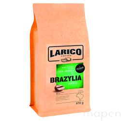 Kawa LARICO Brazylia Santos, ziarnista, 970g