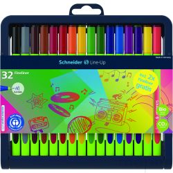 Zestaw cienkopisów SCHNEIDER Line-Up, 0,4mm, stojak, 32 szt., miks kolorów