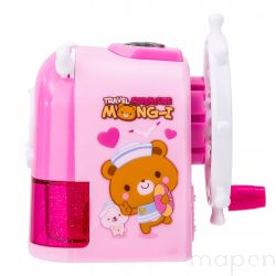 TEMPERÓWKA RĘCZNA NA KORBKĘ DLA DZIECI DELI BOATS RÓŻOWA