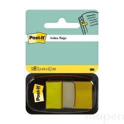 Zakładki indeksujące POST-IT? (680-5), PP, 25,4x43,2mm, 50 kart., żółte