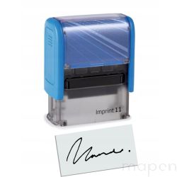 Pieczątka faksymile podpis imprint 8911 38mmx14mm + gumka