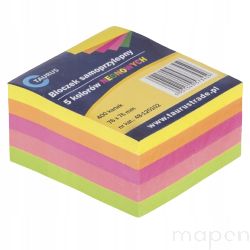 KARTECZKI SAMOPRZYLEPNE BLOCZEK KOSTKA 400K NEON 76x76