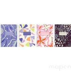 Kołozeszyt kołonotatnik A4/80 kartek miękka oprawa w kratke mix 