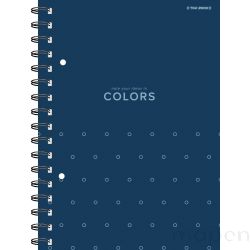 KOŁOZESZYT KOŁONOTATNIK NOTES ZESZYT TOP2000 COLORS A5/100K KRATKA 