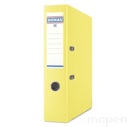 Segregator DONAU Master-S z szyną, PP, A4/75mm, żółty