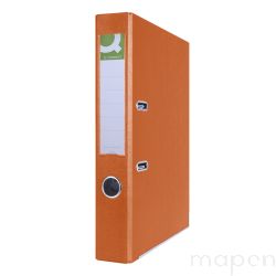 Segregator Q-CONNECT Hero z szyną, PP, A4/55mm, pomarańczowy