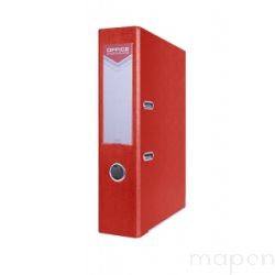 Segregator Office Products Officer z szyną, PP, A4/75mm, czerwony