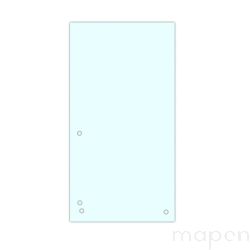 PRZEKŁADKI DONAU, KARTON, 1/3 A4, 235X105MM, 100SZT., BIAŁE